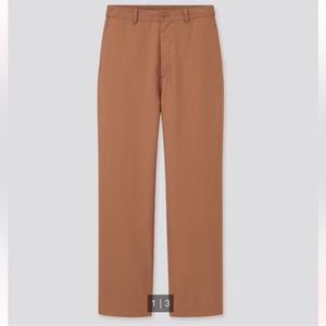 Uniqlo Linen Blend Relaxed Straight Pants
